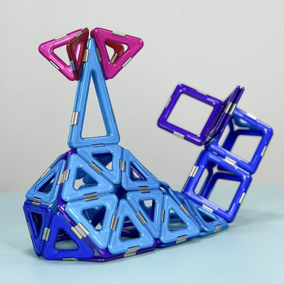 satın al Çevre dostu manyetik fayanslar Hayvanlar Balina 3D İnşaat Çocuklar için en iyi hediye oyuncakları online manufacture