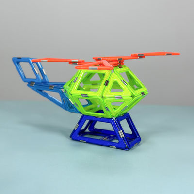 satın al Mühendislik Aracı Helikopter Kök Mıknatıs Taş Yapı Setleri Çocuklar DIY online manufacture