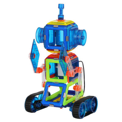 Erken Eğitim Mıknatıs Taşları Uzaktan Kumanda Araba Robotu İnşa Oyuncağı