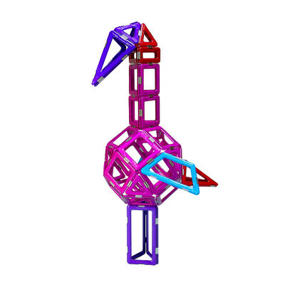 Flamingo şeklindeki manyetik yığma blokları çok renkli manyetik bina fayansları