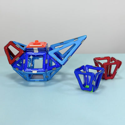 Çeşitli Eğitim Mıknatıs Yapı Blokları Kelepçeler Geometrik İnşaat DIY Oyuncaklar
