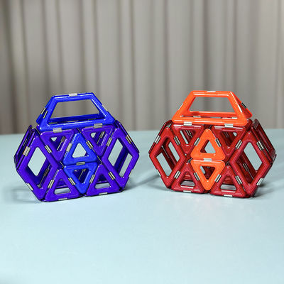 DIY 3D Çocuklar Yaratıcı Manyetik Diy Bina Blokları Çanta Şekilleri Manyetik Plakeler